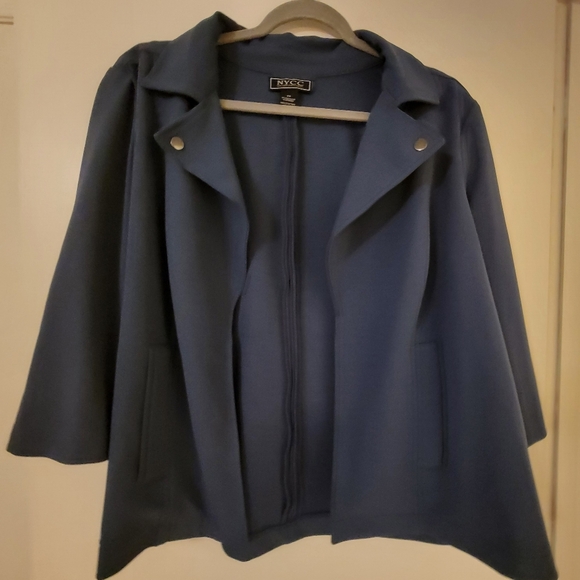 New York & Company Jackets & Blazers - Slate Blue Blazer Size 2X